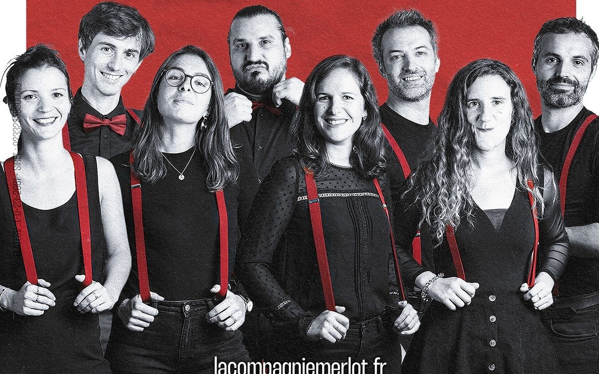 troupe de la compagnie Merlot