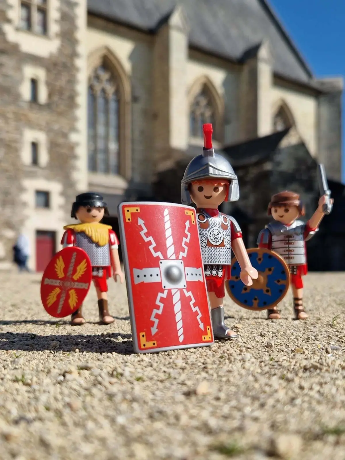 Ils sont fous ces Romains ! Le ch&acirc;teau en Playmo'