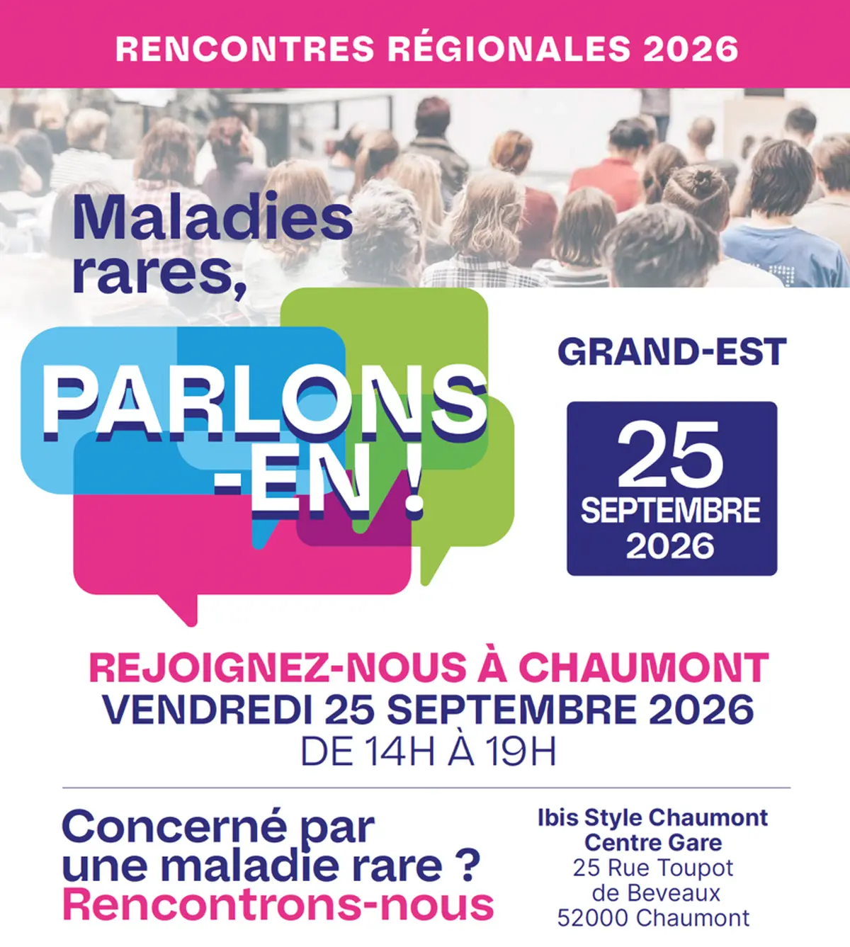 Rencontres Régionales de l'Alliance Maladies Rares à Chaumont