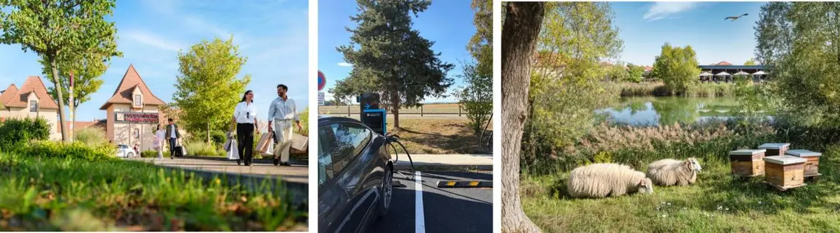 Mobilité durable et environnement à Roppenheim The Style Outlets