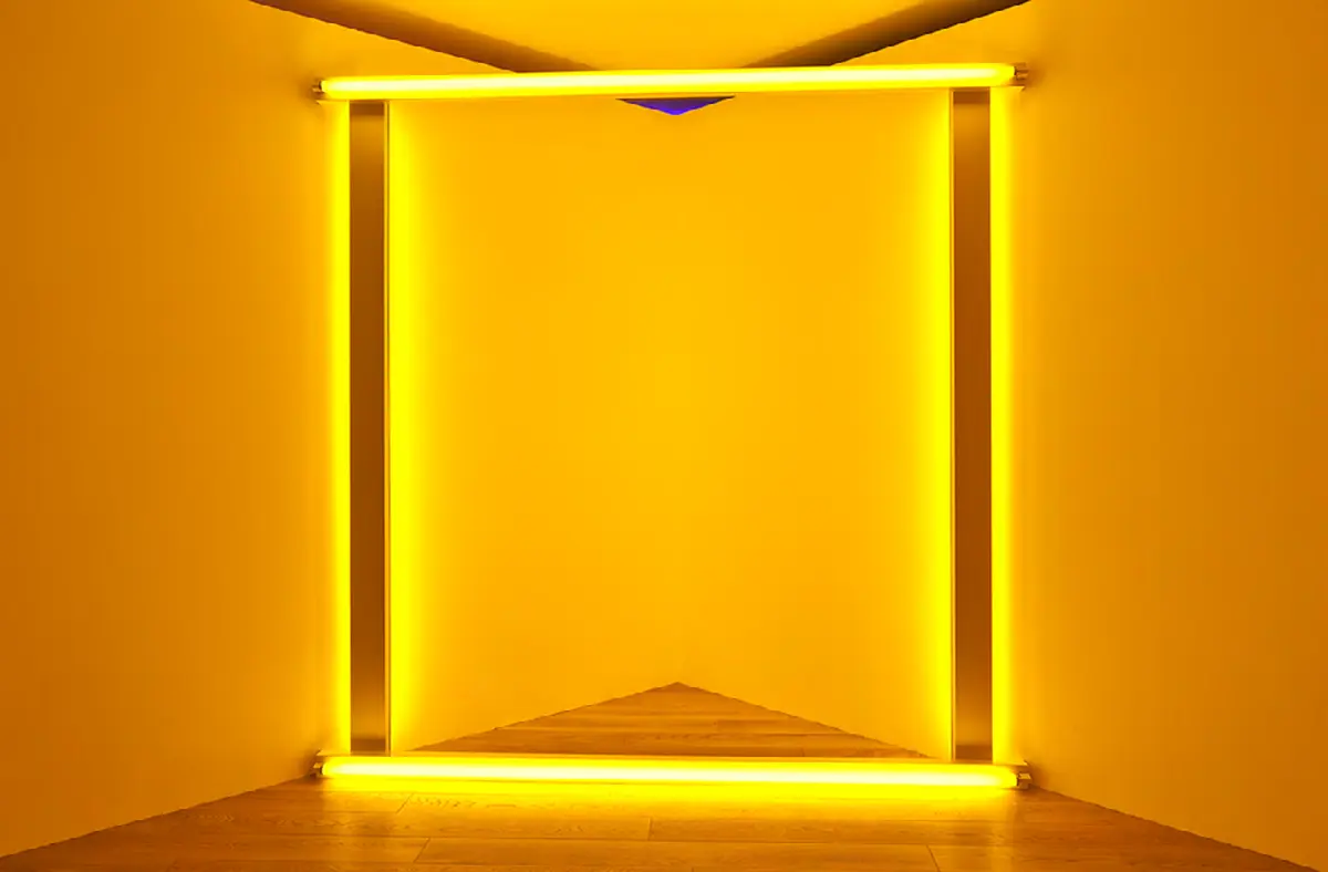 Exposition Dan Flavin à la Galerie Gagosian du Bourget