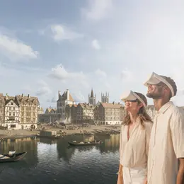 Rempart gaulois découvert sous l'Hôtel-Dieu de Paris, sur l'île de la Cité