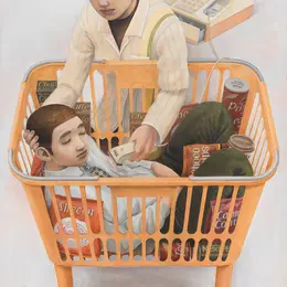 Exposition de peintures de Tetsuya Ishida à la galerie Gagosian de Paris