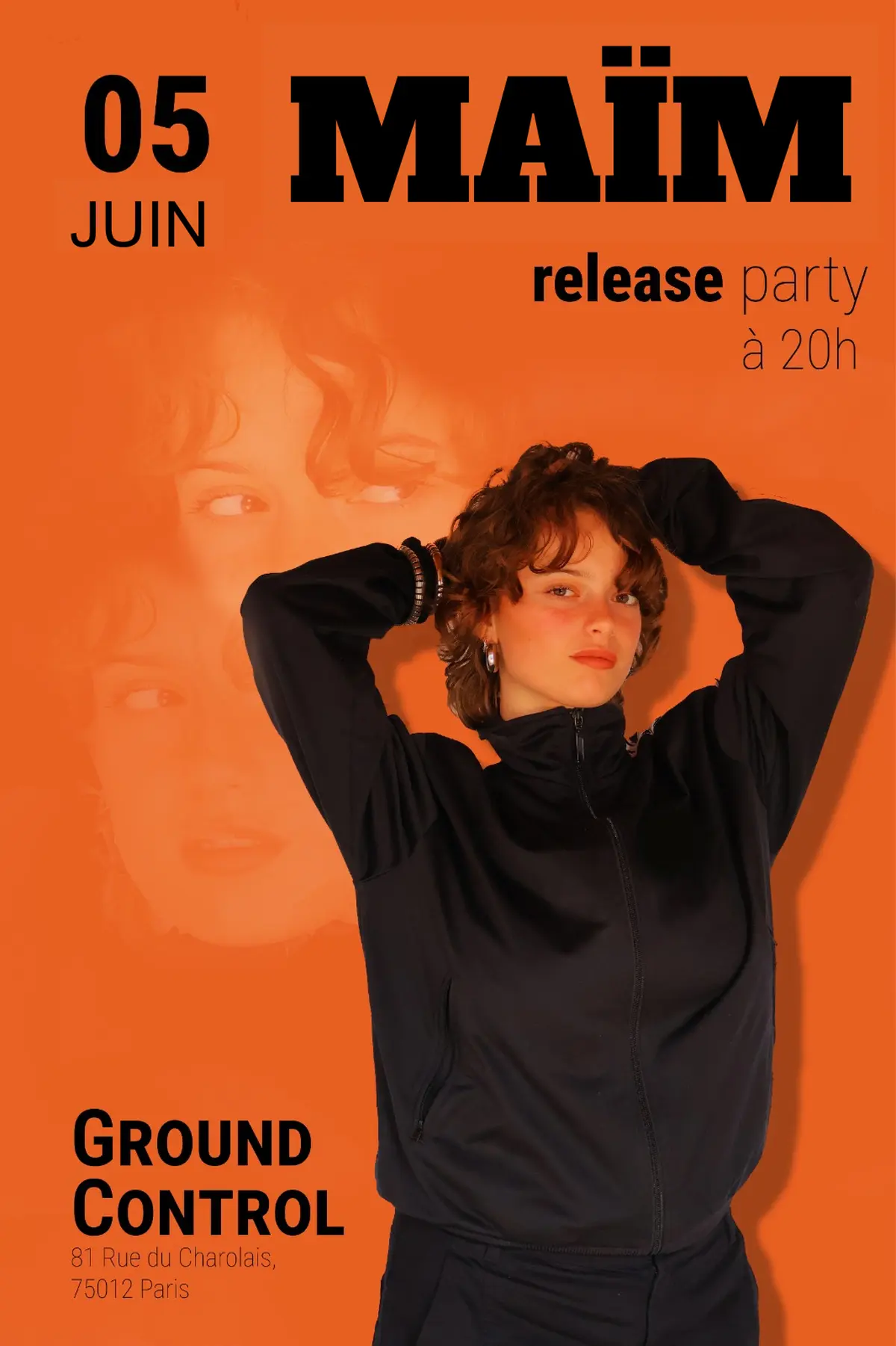 Release Party de MAÏM au Ground Control à Paris pour This Is My Costume