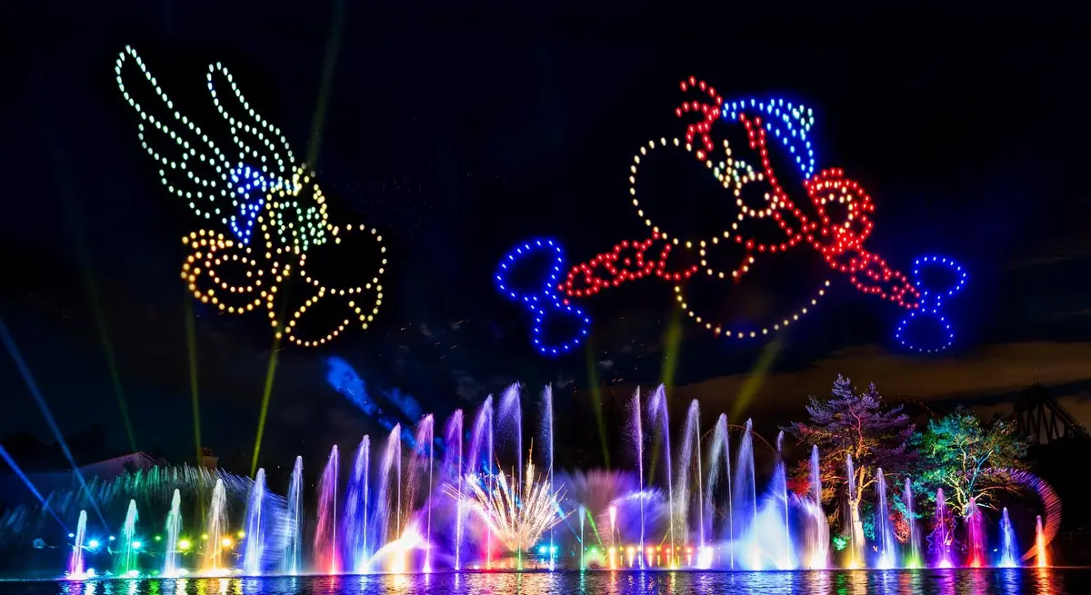 Spectacle nocturne au Parc Astérix : Astérix et la Potion d'Étoiles à Plailly