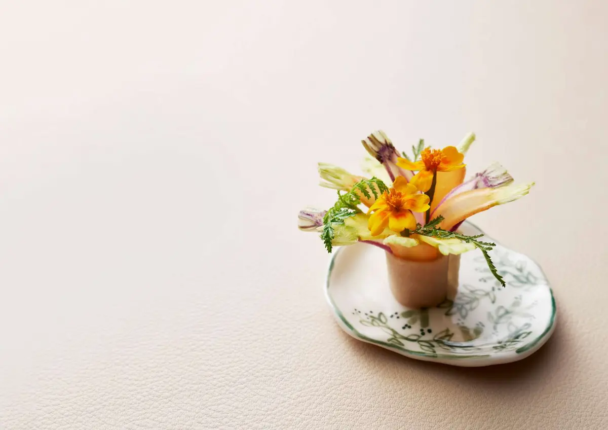 Bertrand Noeureuil, nouveau chef de L'Orangerie au Four Seasons Hotel George V