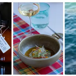 Menu gastronomique entre Bretagne et Antilles au restaurant Le Pourquoi Pas à Dinard
