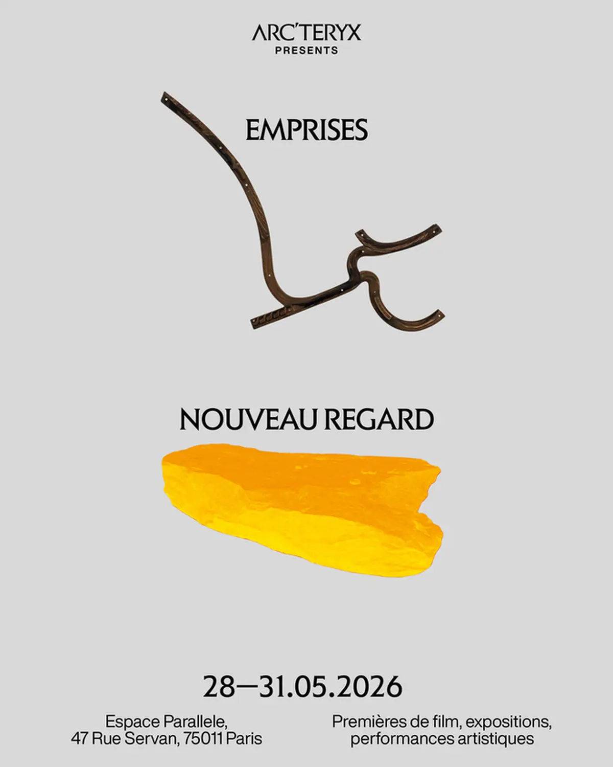 Exposition de sculptures et performances d'escalade à l'Espace Parallèle de Paris