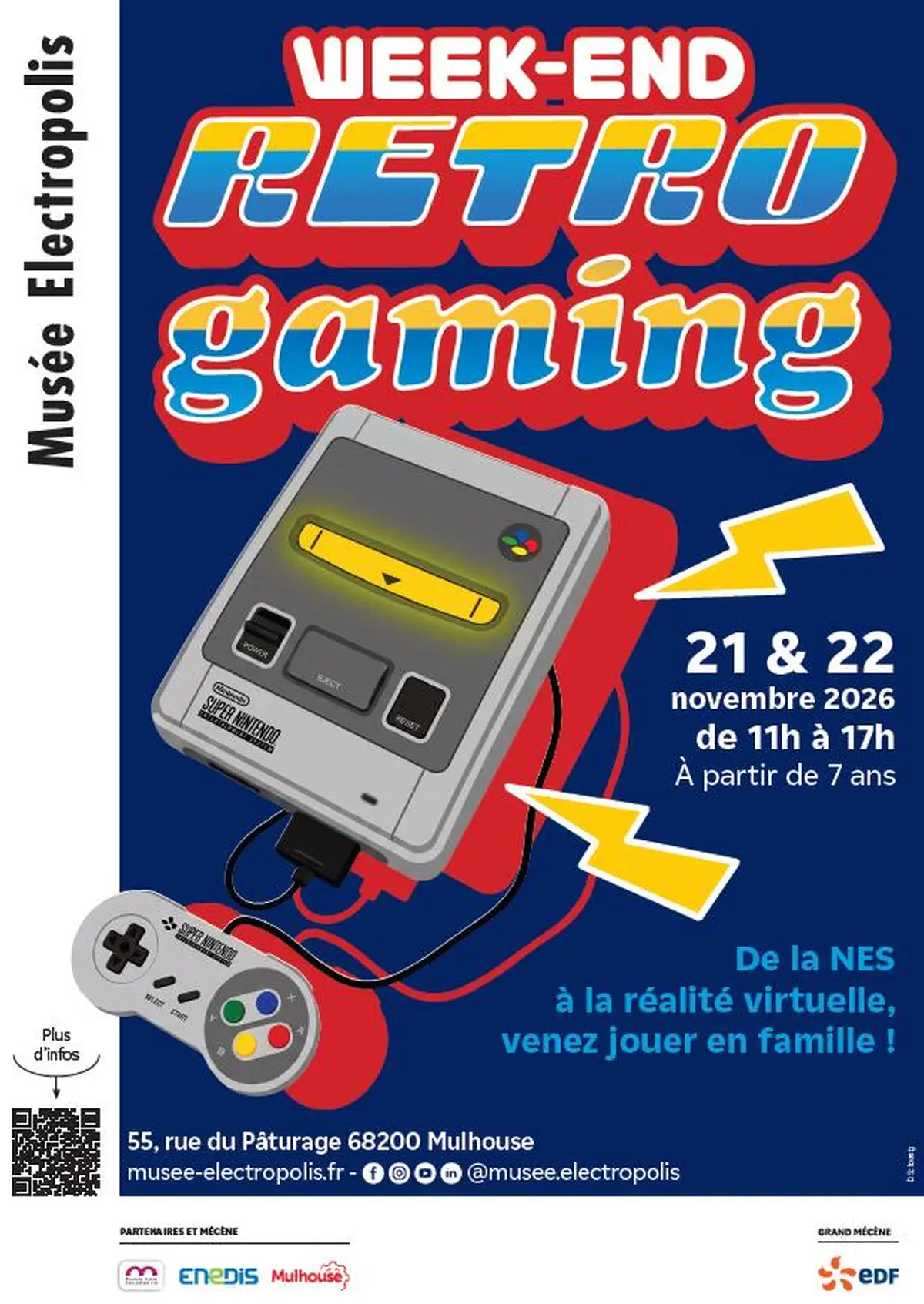 Week-end Retrogaming au Musée Electropolis de Mulhouse