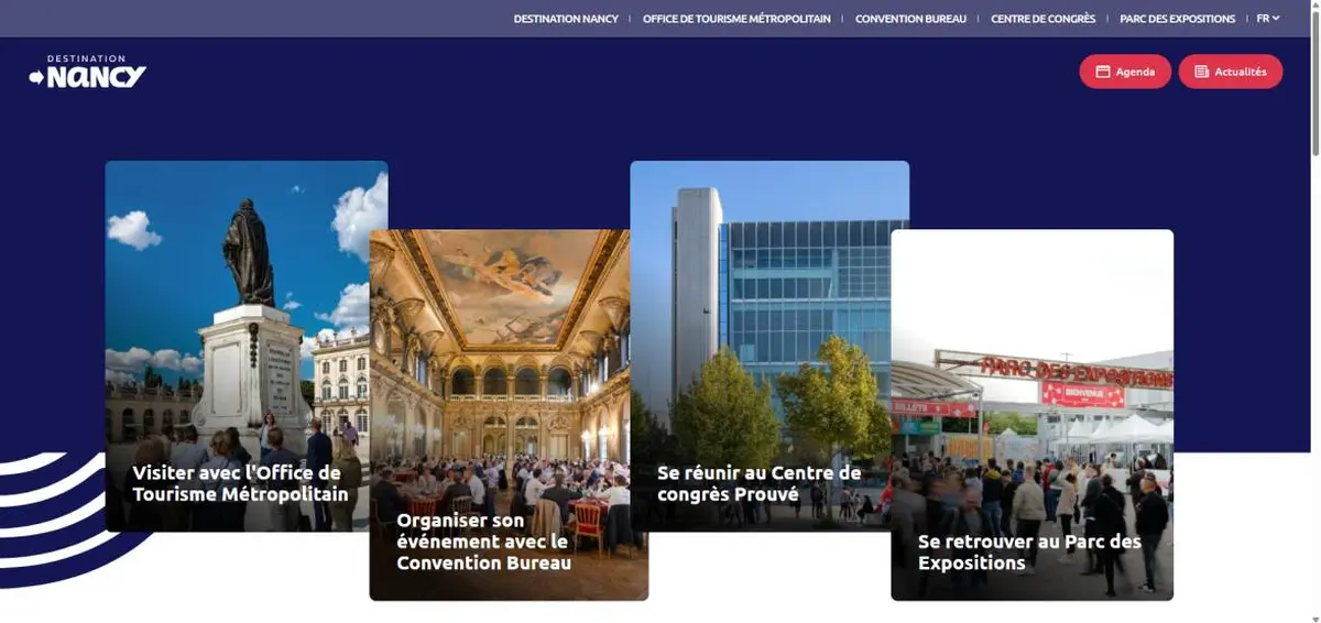 Destination Nancy lance son nouveau site internet et ses films de promotion touristique