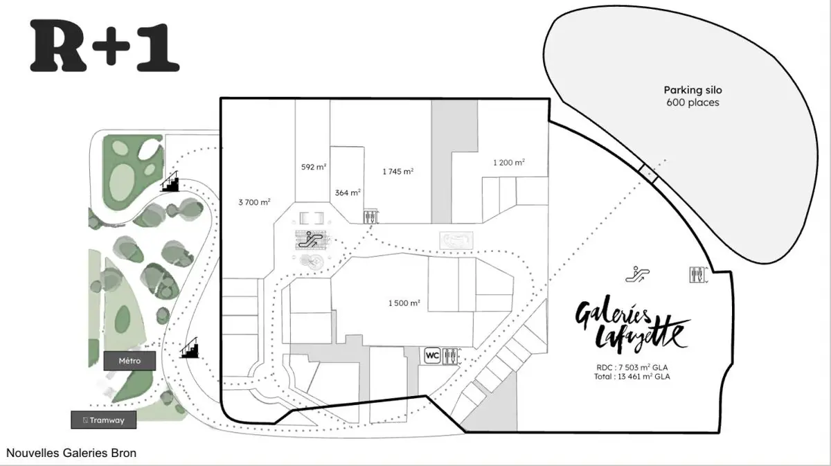 Les Nouvelles Galeries Bron se végétalisent pour devenir un espace de vie à Lyon