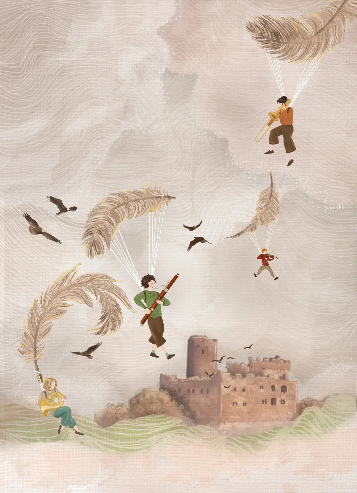 Spectacle de rapaces et concert symphonique à la Volerie des Aigles de Kintzheim