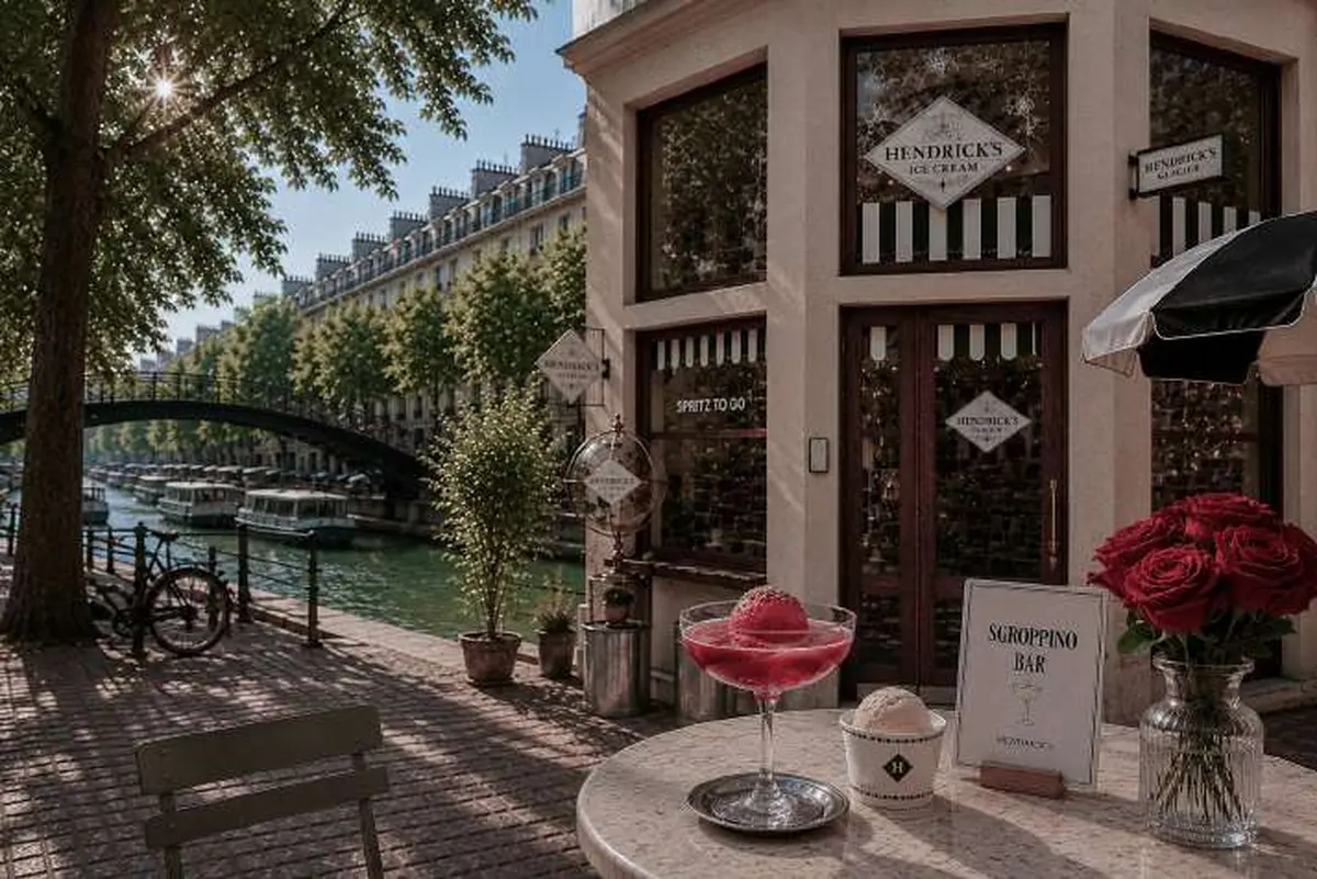 Le Sgroppino Bar Hendrick's Gin : un pop-up immersif à Paris