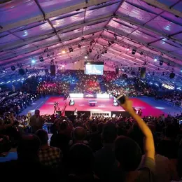Coupe du monde de tennis de table à la Sud de France Arena de Montpellier