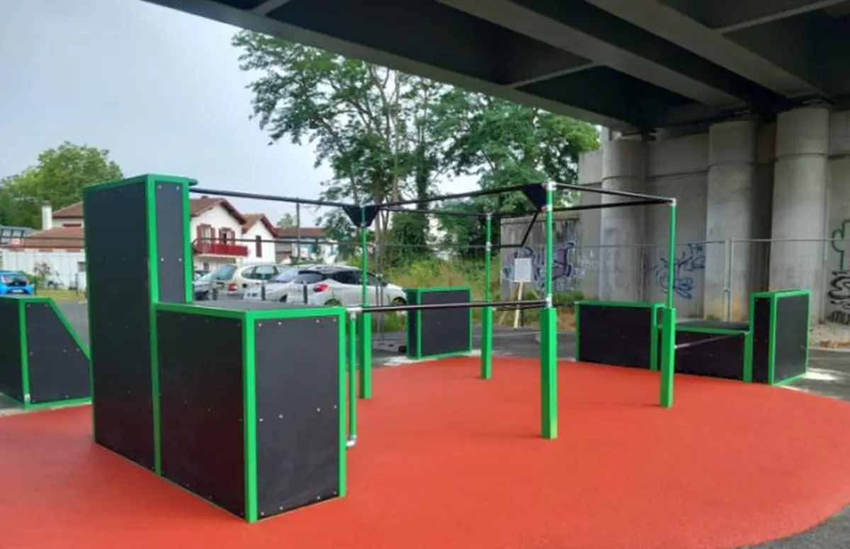 Une aire de Parkour inaugurée à Bayonne, première au Pays Basque
