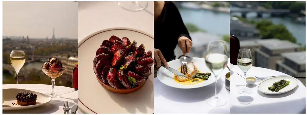 Le restaurant Bonnie au SO/ Paris dévoile sa nouvelle carte de printemps avec turbot, veau de Galice et cherry pie face à la Tour Eiffel