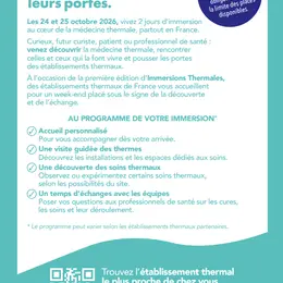 Immersions thermales aux Thermes de Cambo-les-Bains