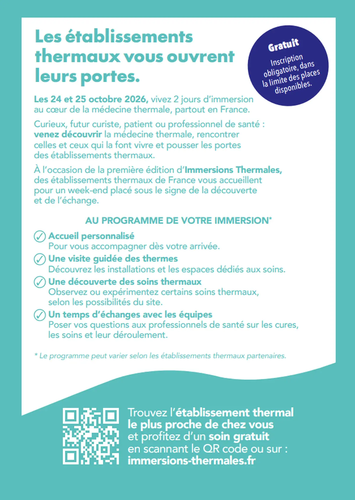 Immersions thermales aux Thermes de Cambo-les-Bains