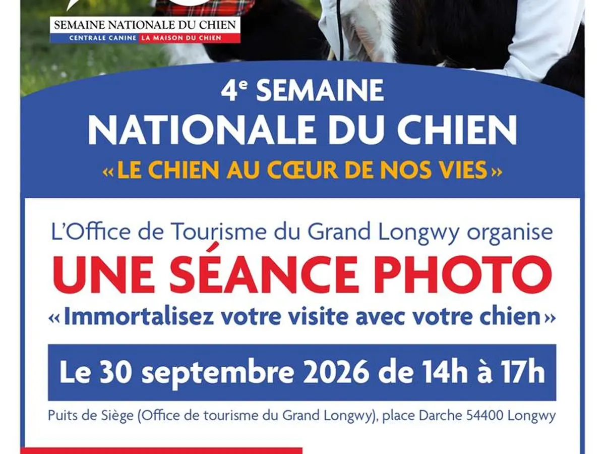 Immortalisez votre visite avec votre chien