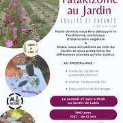 Impression végétale : atelier Tatakizomé
