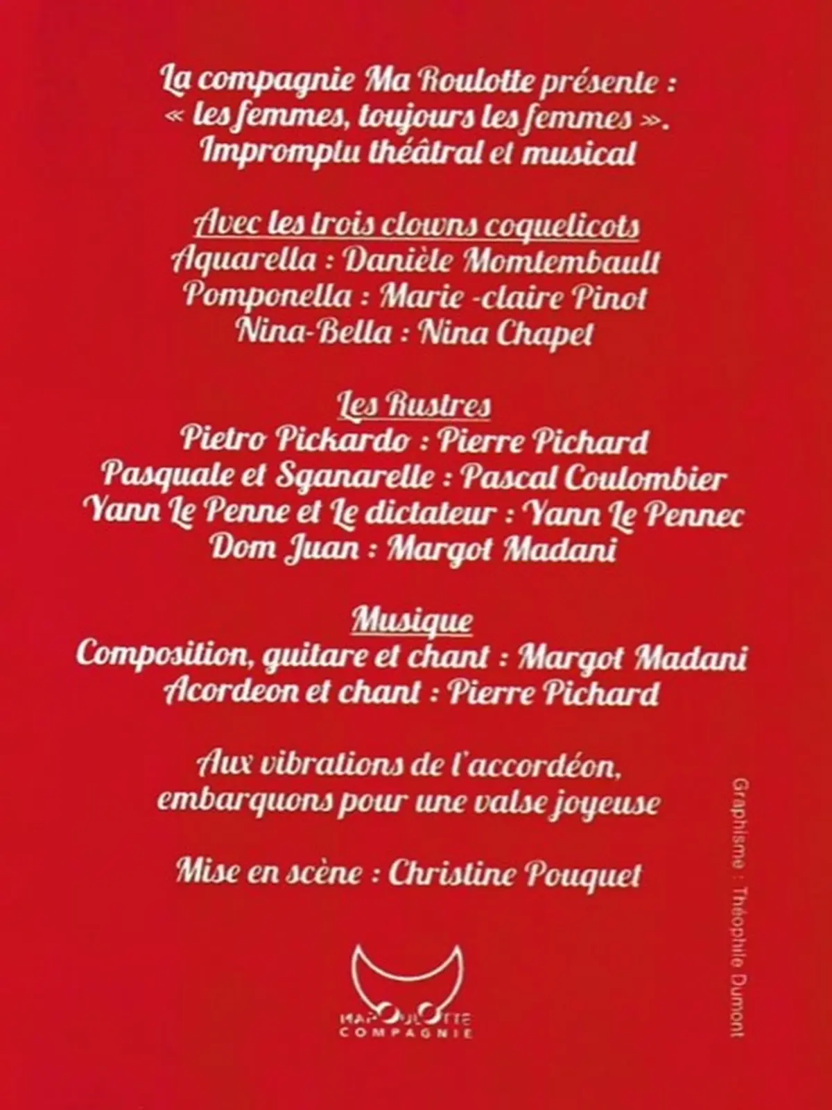 Impromptu théâtral et musical Les femmes, toujours les femmes