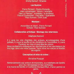 Impromptu théâtral et musical Les femmes toujours les femmes