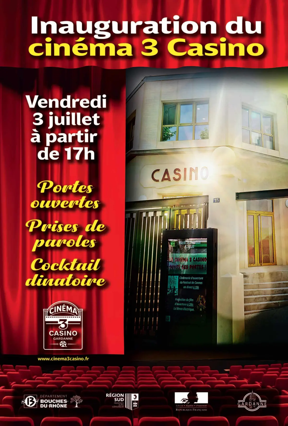 Inauguration cinéma 3 casino