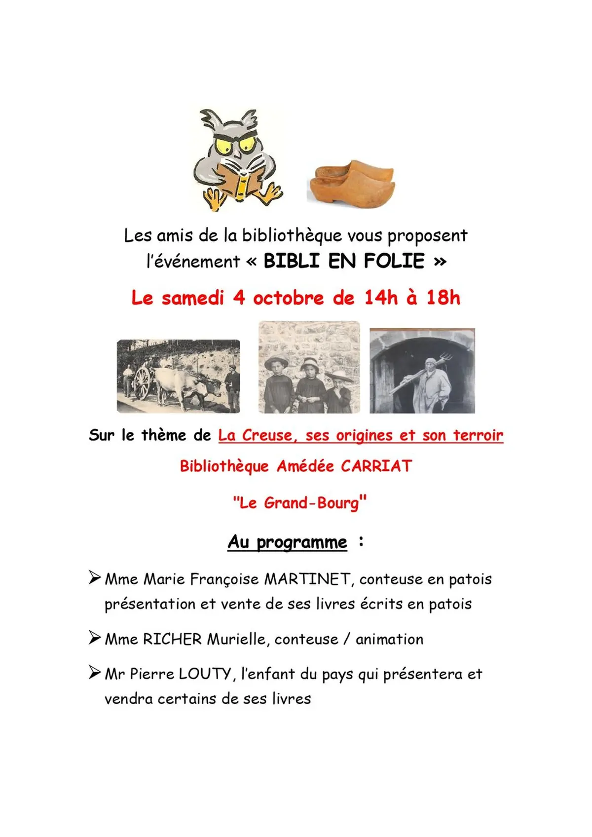 Inauguration de la Grainothèque