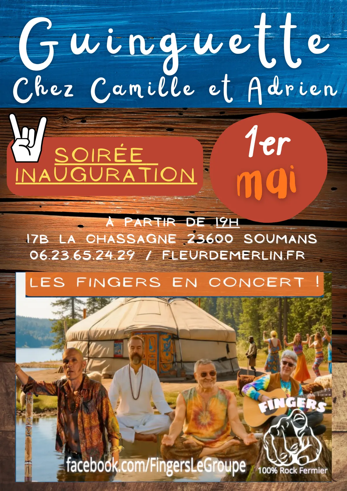 Inauguration de la Guinguette chez Camille & Adrien