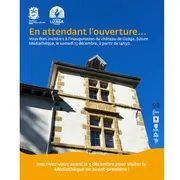 Inauguration de la médiathèque Lizaga