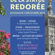 Inauguration de la statue redorée - Basilique Notre-Dame de la Garde