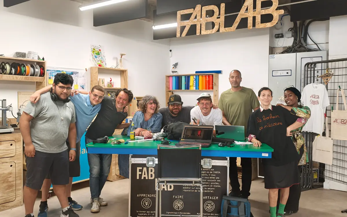 Inauguration du Fablab de L'AGECA