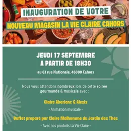 Inauguration du nouveau magasin La Vie Claire