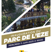 Inauguration du parc de l'Eze