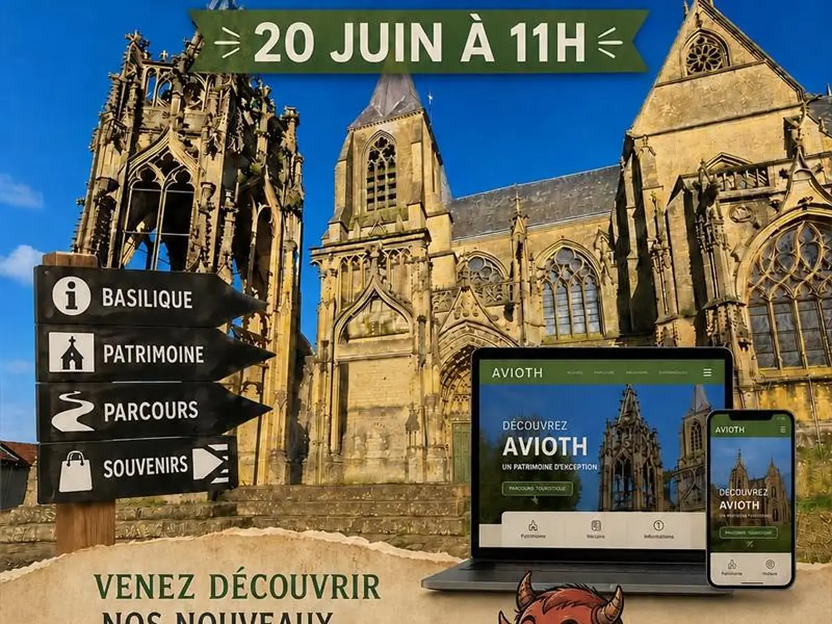 Inauguration du parcours touristique et du site internet à Avioth
