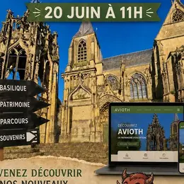 Inauguration du parcours touristique et du site internet à Avioth