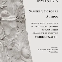 Inauguration du portique du Musée Auguste Grasset