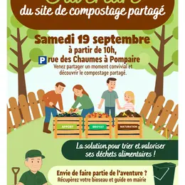 Inauguration du site de compostage partagé