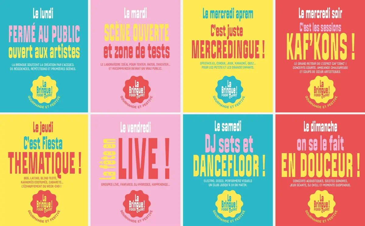 Chaque jour, sa thématique à La Bringue !