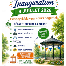 Inauguration piste cyclable