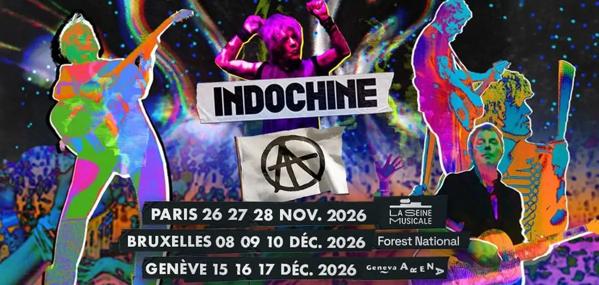 Indochine annonce 9 concerts exceptionnels : la France aura droit à trois soirées très attendues à Paris