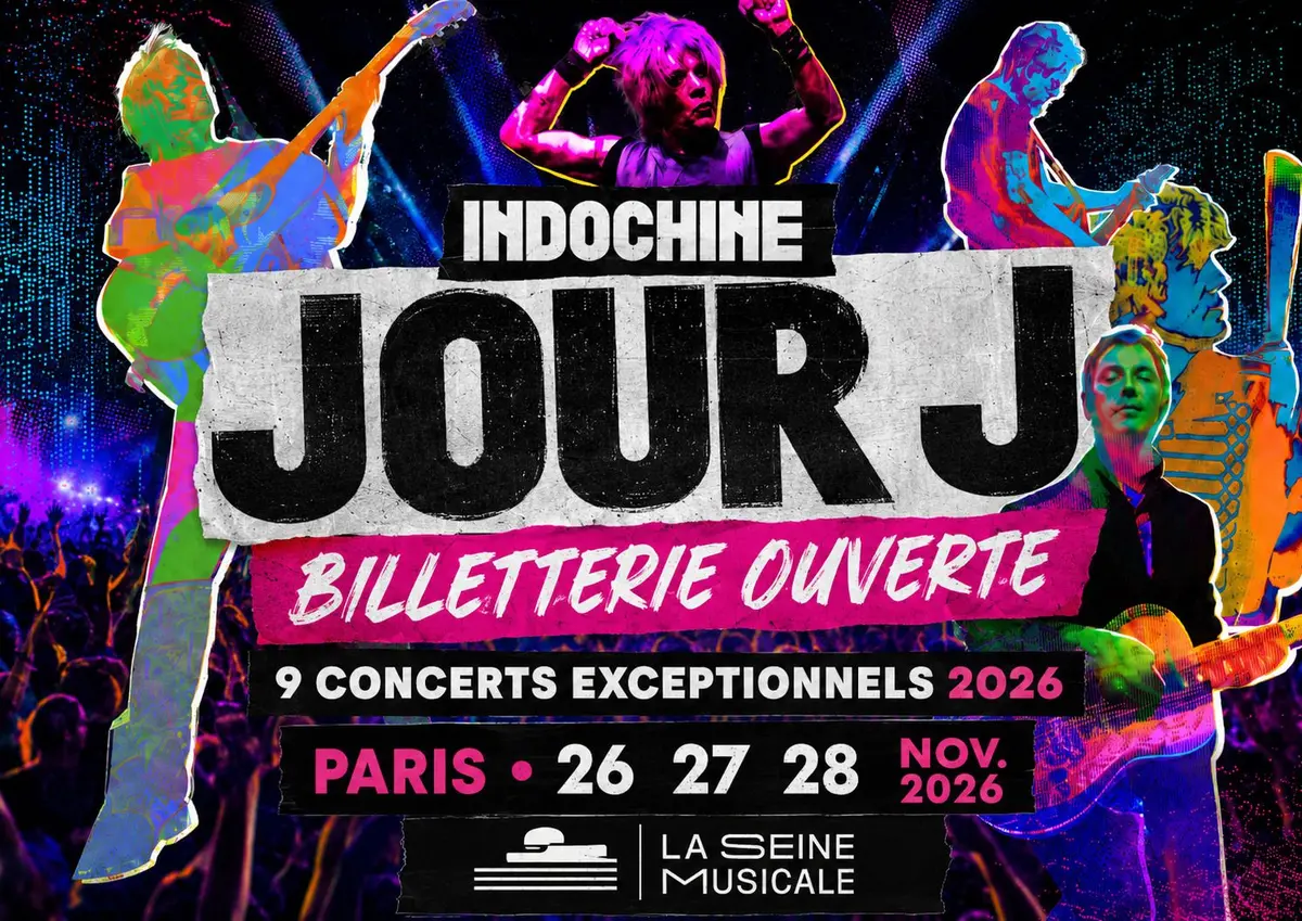 Indochine : la billetterie ouvre aujourd’hui pour ses 9 concerts exceptionnels de 2026, la ruée s’annonce énorme