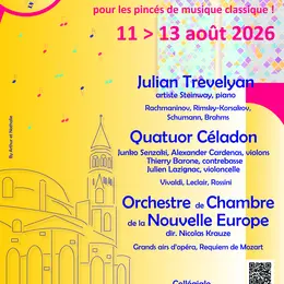 InDoSile Festival - mardi 11 août 2026, 20h - Julian Trevelyan, pianiste