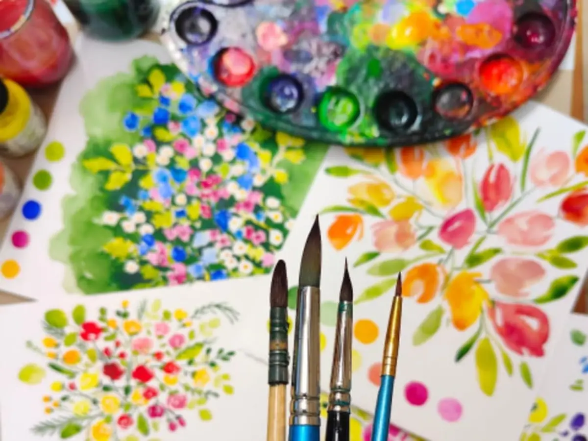 Initiation à l'aquarelle et création d'un carnet à Saint-Avertin (37)