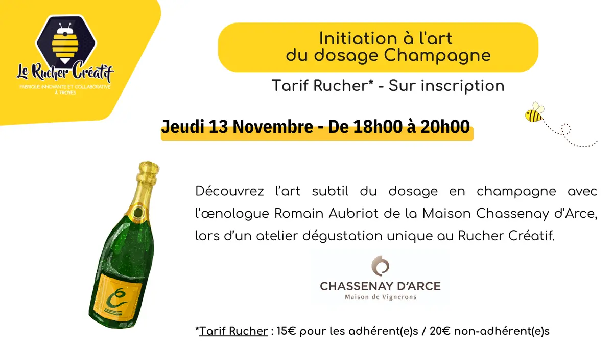 Initiation à l'art du dosage Champagne