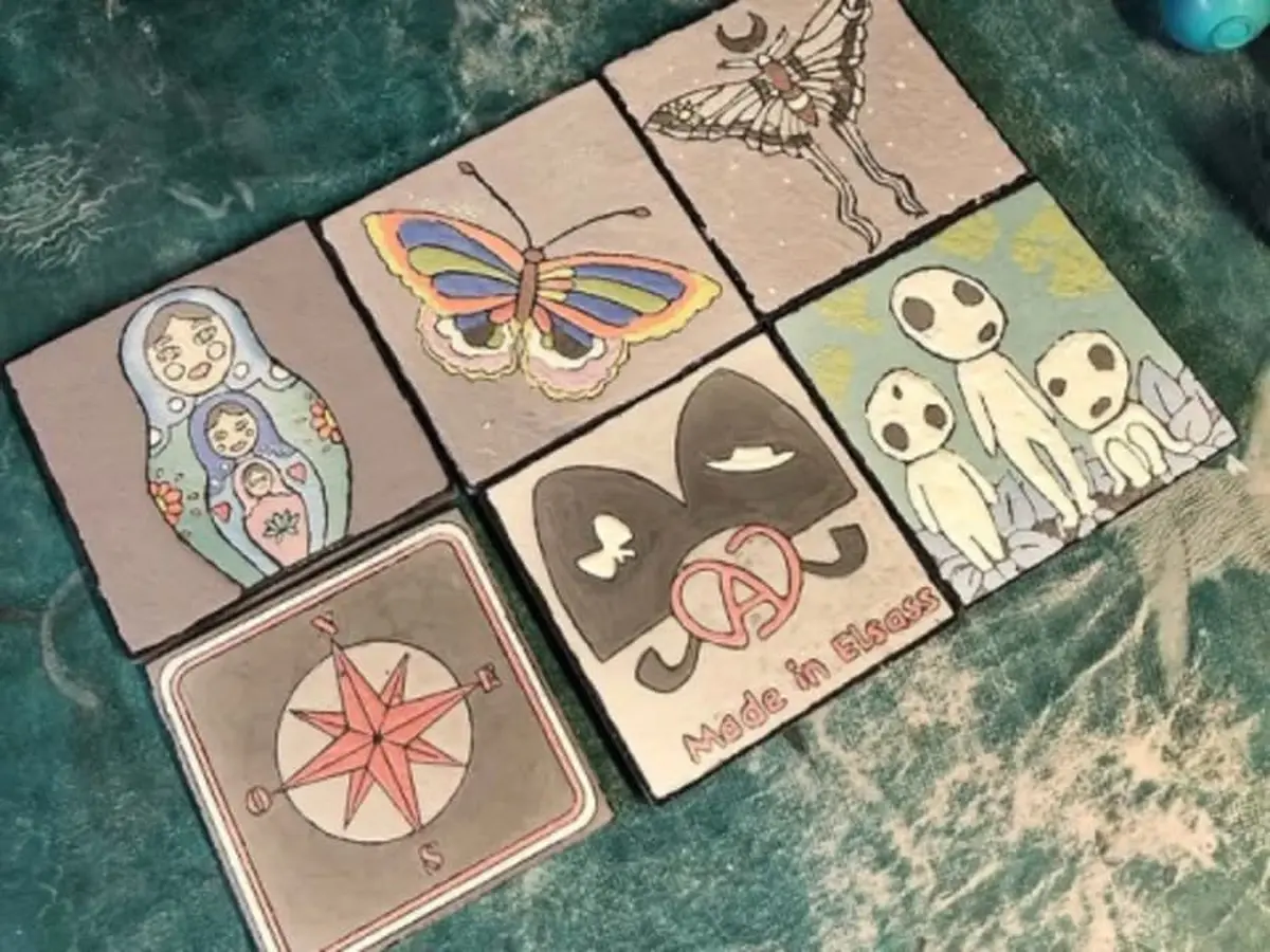 Initiation à l'émaillage sur lave près de Strasbourg (67)