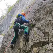 Initiation à l'escalade au lac d'Anthon à Mieussy (74)