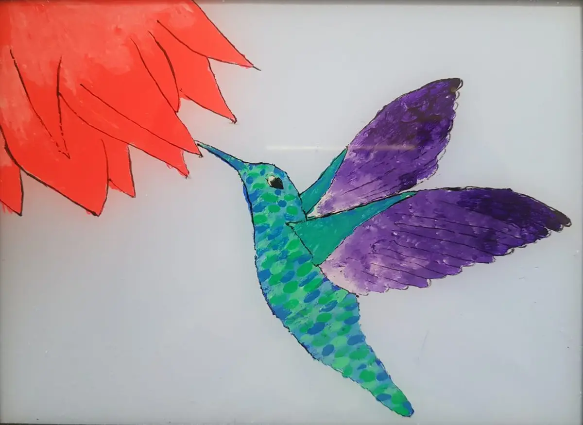 Initiation à la peinture sous verre