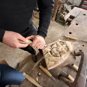 Initiation à la sculpture de visages à Habère-Lullin (74)