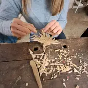 Initiation à la sculpture sur bois à Habère-Lullin (74)